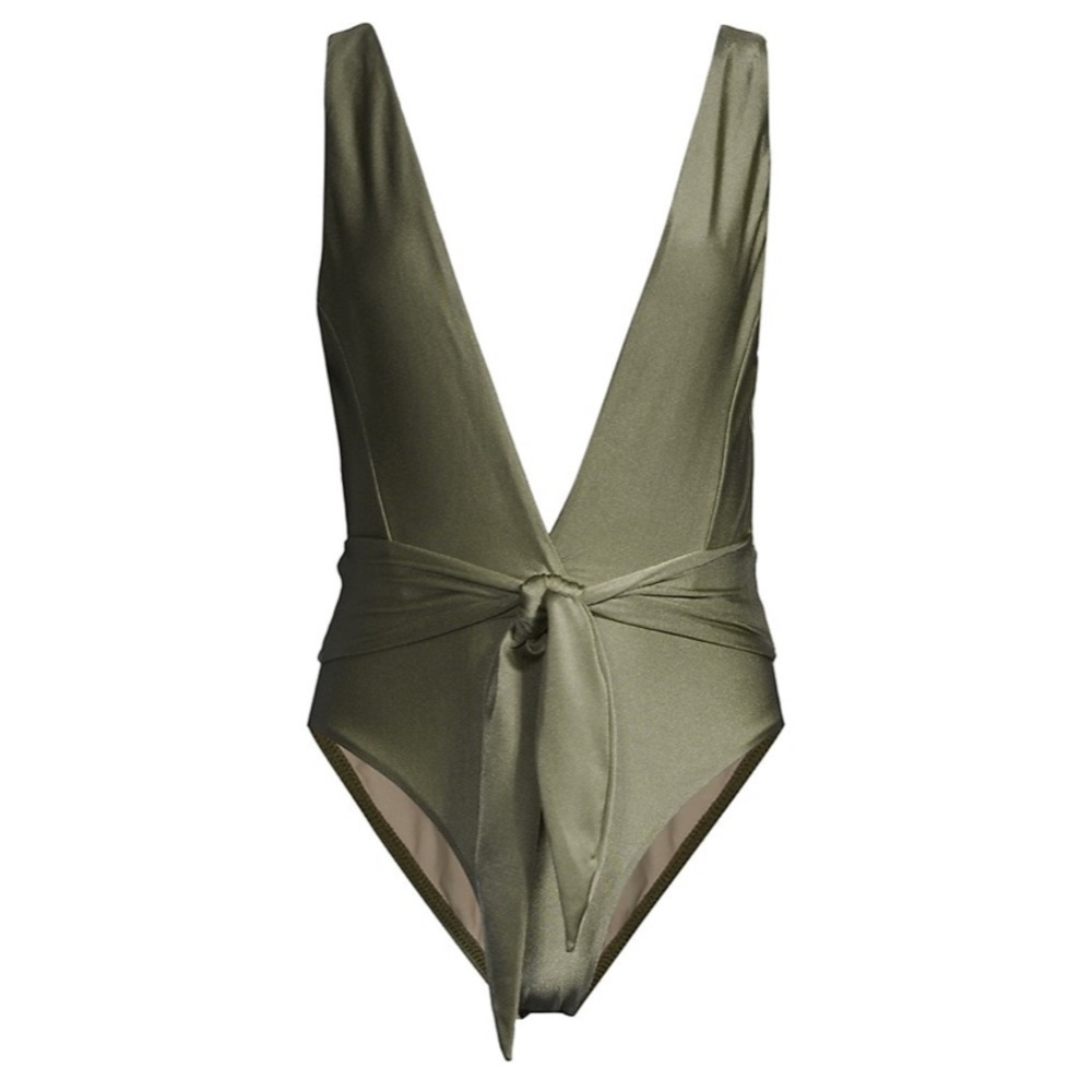 PQ green one piece swimsuit! High leg!